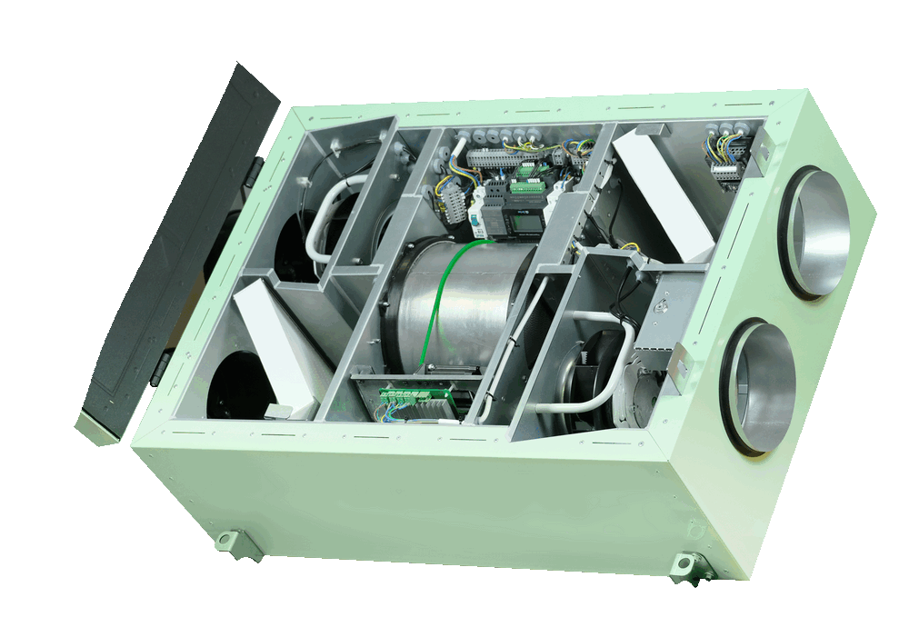 Подвесная приточно-вытяжная установка с роторным рекуператором Ecoclima Pro Vent ECT PF-R 850-E2.0-R-4